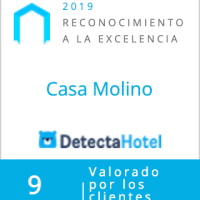 Reconocimineto Detecta Hotel Casa Molino 9 puntos